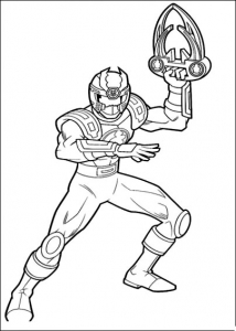 Power Rangers image to print and color