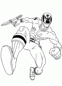 Free Power Rangers coloring pages to print