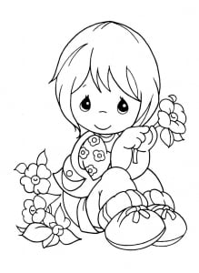 Free download of Precious Moments Coloring