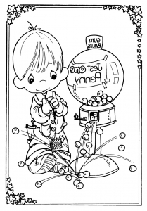 Lots of sweets (Precious Time Coloring Page)