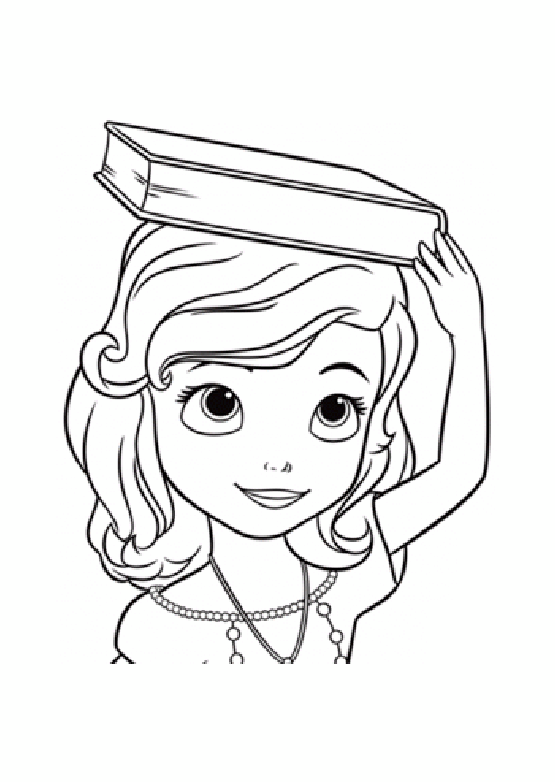 Sofia the First : Princess Sofia (Disney) coloring page for kids Sofia the First : Princess Sofia (Disney) coloring page for kids