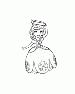 Princess Sofia (Disney) coloring pages to download