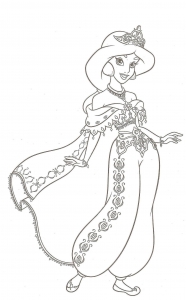 Coloring page princesses to download