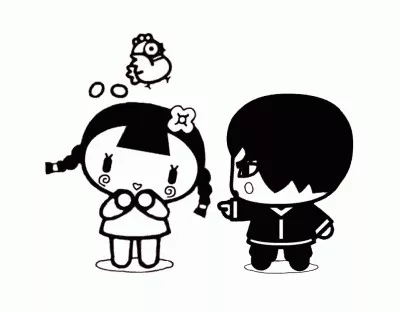 Free Pucca drawing to download and color