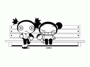 Coloring page pucca to download