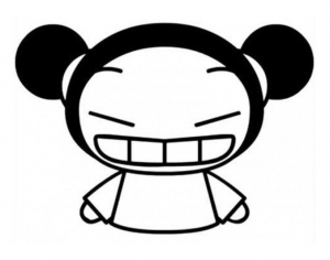 Coloring page pucca free to color for kids