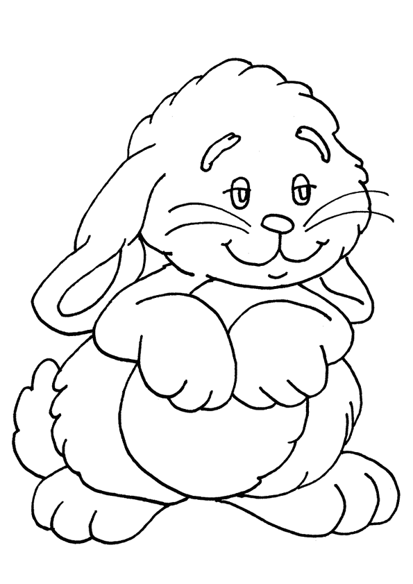 Image of a rabbit to print