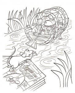 Printable Ratatouille coloring pages