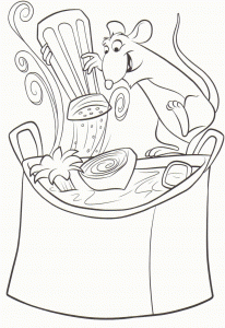 Coloring page ratatouille to print