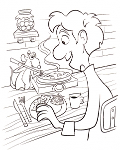 Printable Ratatouille coloring pages for kids