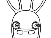 Raving Rabbids Coloring Pages for Kids