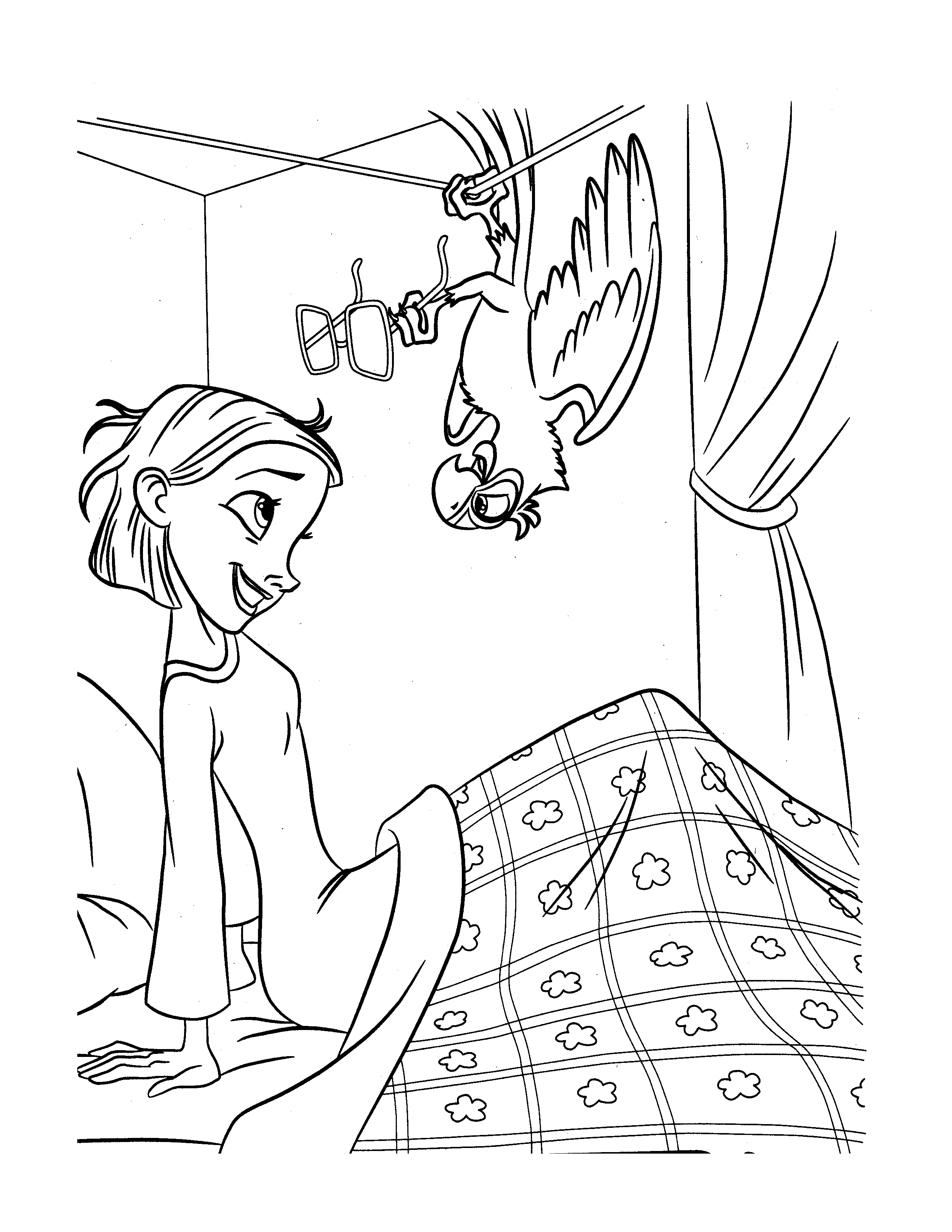 Image of Rio to download and color