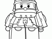 Robocar Poli Coloring Pages for Kids