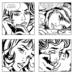 Coloring page roy lichtenstein to print for free