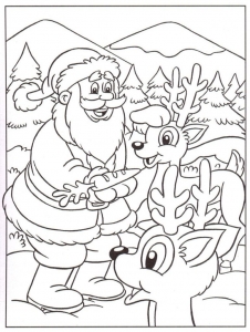 Santa Claus Free Printable Coloring Pages For Kids