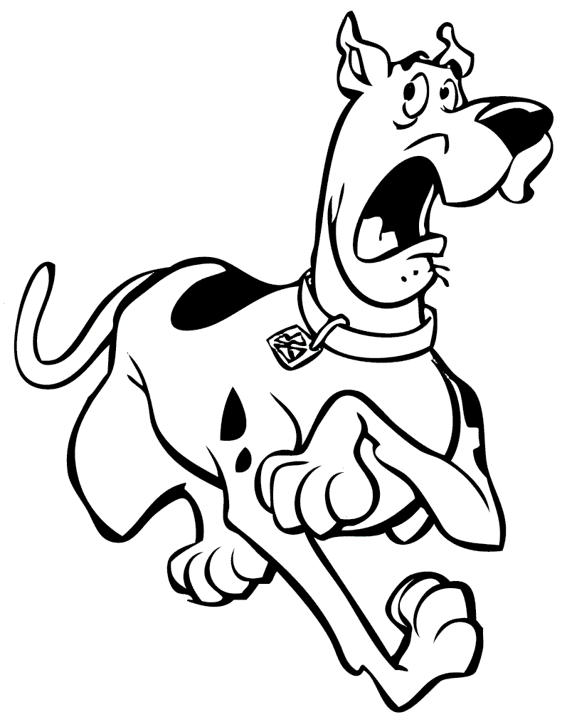 Scooby Doo Coloring Pages To Print Scooby Doo Kids Coloring Pages