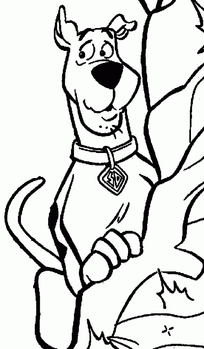 Scooby doo to color