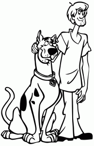 Coloring page scooby doo free to color for kids