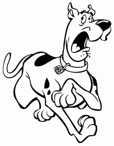Scooby doo coloring pages to print