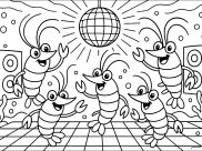 Printable Sea creatures coloring sheets for Kids