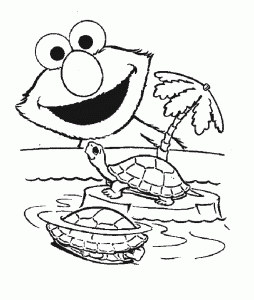Sesame Street coloring pages for kids