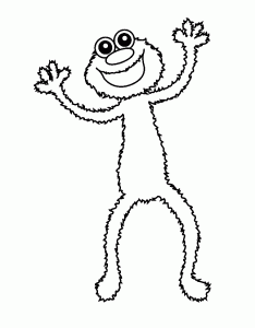 Coloring page sesame street to download