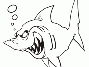 Sharks Coloring Pages for Kids