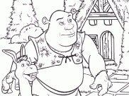 Shrek Coloring Pages for Kids