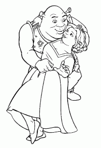 Shrek coloring pages to download