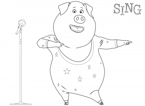 Downloadable coloring pages from Tous en scène