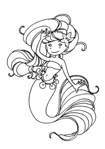 Coloring page sirens to color for kids