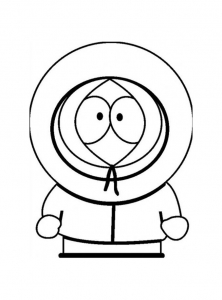 Coloring page south park free to color for children