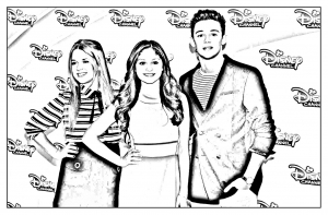 Coloring page soy luna to color for children