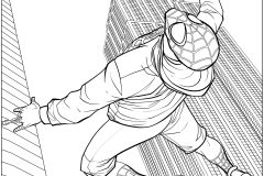 Spider-Man : Into the Spider-Verse Coloring Pages for Kids