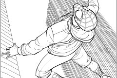 Printable Spider-Man : Into the Spider-Verse coloring sheets for Kids
