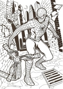 Super Awesome Spider-Man (The Animated Series) Coloring Pages