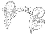 Spidey and His Amazing Friends Coloring Pages for Kids