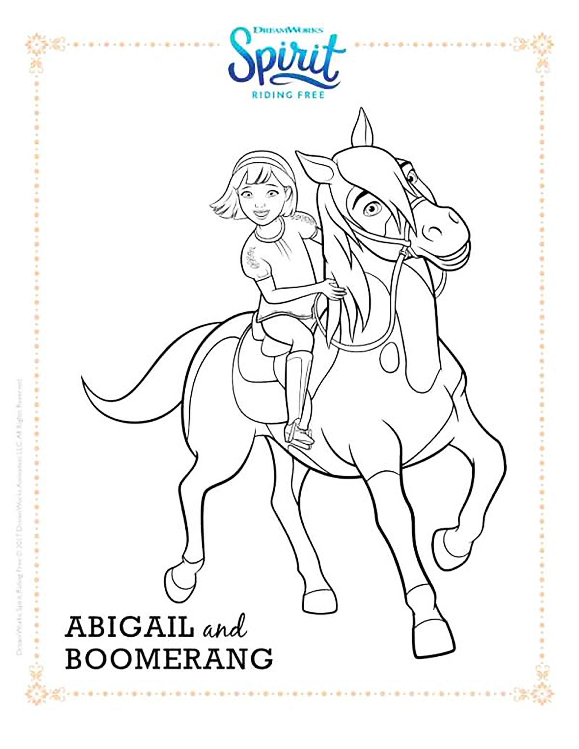 Download Spirit - Spirit Kids Coloring Pages