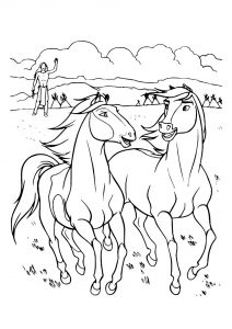 Spirit Free Printable Coloring Pages For Kids