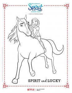 Spirit - Free printable Coloring pages for kids
