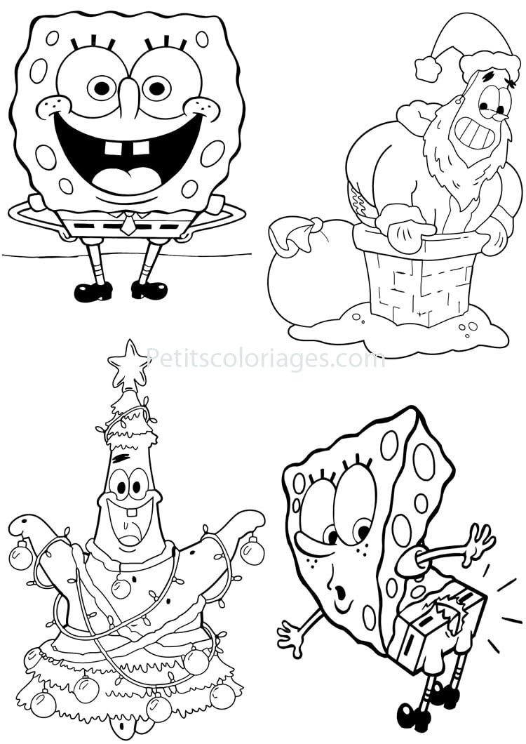 SpongeBob coloring page for kids SpongeBob coloring page for kids
