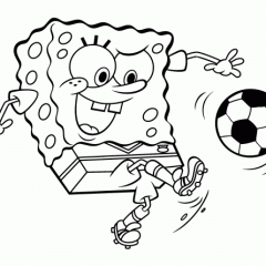 Printable SpongeBob coloring sheets for Kids