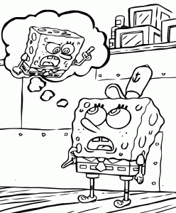 SpongeBob coloring pages to print