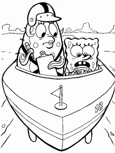 SpongeBob image to download and color