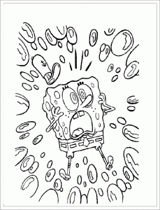 Coloring page spongebob to download