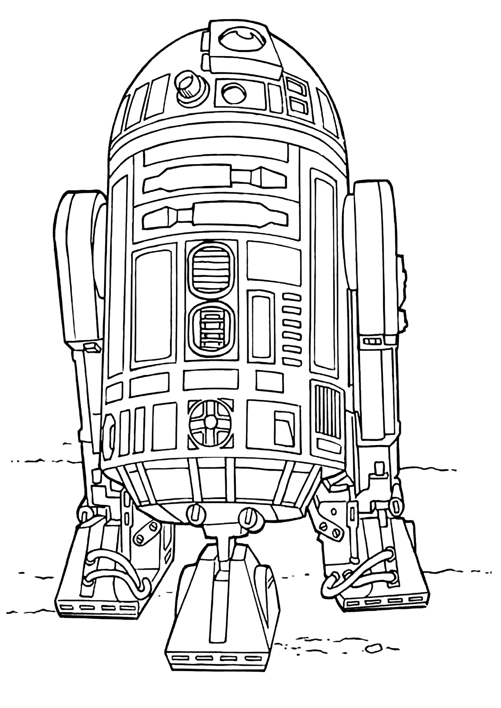 Download Star wars to color for kids - Star Wars Kids Coloring Pages
