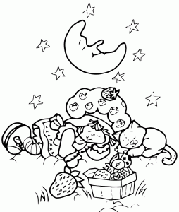 Strawberry Shortcake coloring pages to download