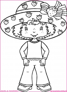 Strawberry Shortcake coloring pages for kids