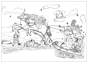 The Snow Queen (tale) (Coloring Page)