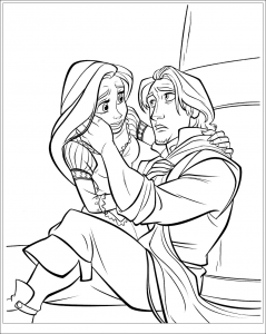 Coloring page tangled to download
